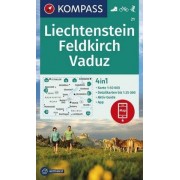 21 Kompass Wanderkarte 